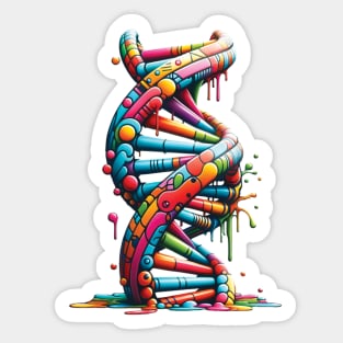 Urban Science DNA Helix Gift Artwork Sticker